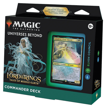 Elven Council Deck - Magic: The Gathering - Lord of the Rings Tales of Middle Earth Commander Decks - Awesome Deals Deluxe