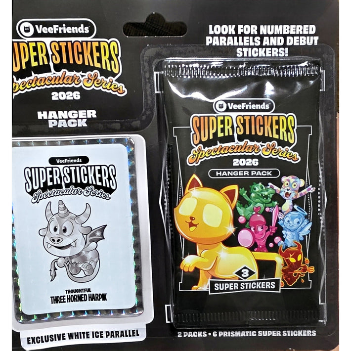 Super Stickers Spectacular Series - Hanger Pack (Thoughtful THREE HORNED HARPIK)