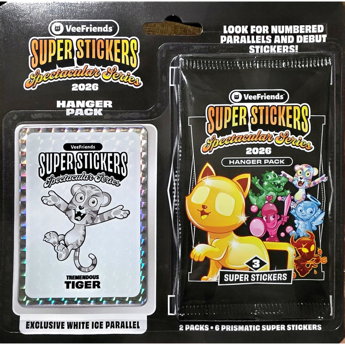 Super Stickers Spectacular Series 2026 - Hanger Pack (Tremendous Tiger)