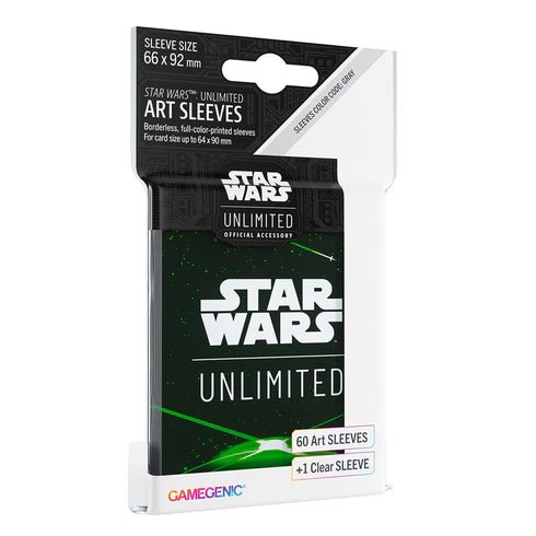 Gamegenic Star Wars: Unlimited Art Sleeves - Card Back Green - Awesome Deals Deluxe