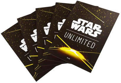 Gamegenic Star Wars: Unlimited Art Sleeves - Card Back Yellow - Awesome Deals Deluxe