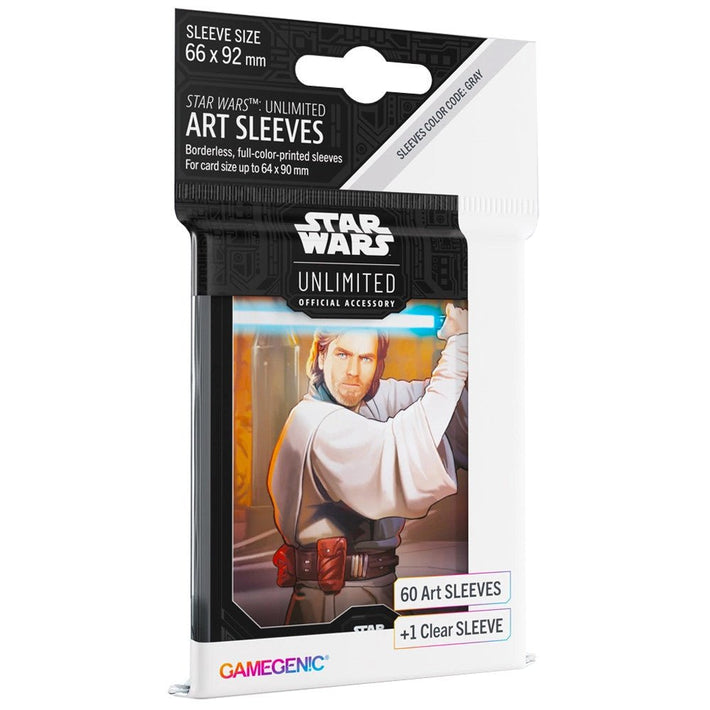 Gamegenic Star Wars: Unlimited Art Sleeves - Obi - Wan Kenobi - Awesome Deals Deluxe