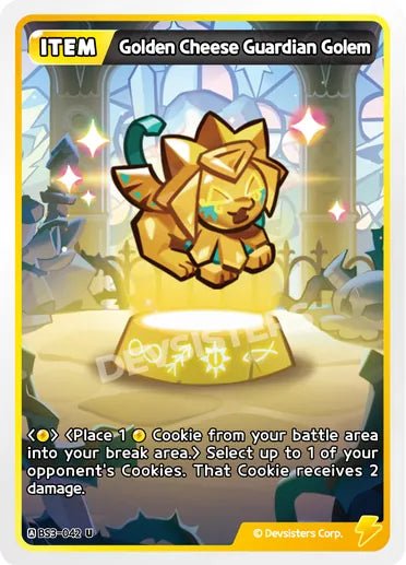 Golden Cheese Guardian Golem - Awesome Deals Deluxe