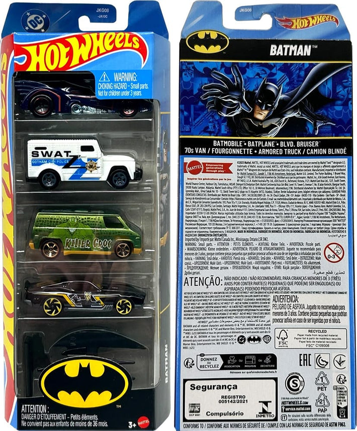 Hot Wheels 2026 Batman 5 - Pack - Awesome Deals Deluxe