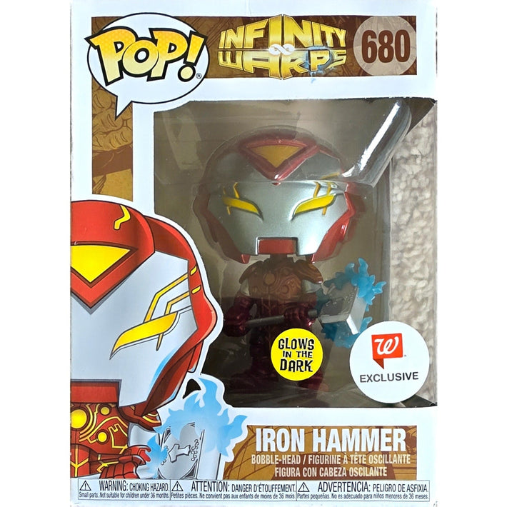Infinity Warps - Iron Hammer (Glows in the Dark) (680) - Funko Pop! - Awesome Deals Deluxe