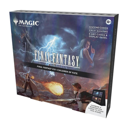 Magic: The Gathering - Final Fantasy Scene Box (Garland At The Chaos Shrine, Children of Fate, The Siege of Alexandria, Camp Comrades) - Awesome Deals Deluxe