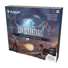 Magic: The Gathering - Final Fantasy Scene Box (Garland At The Chaos Shrine, Children of Fate, The Siege of Alexandria, Camp Comrades) - Awesome Deals Deluxe