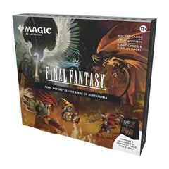 Magic: The Gathering - Final Fantasy Scene Box (Garland At The Chaos Shrine, Children of Fate, The Siege of Alexandria, Camp Comrades) - Awesome Deals Deluxe