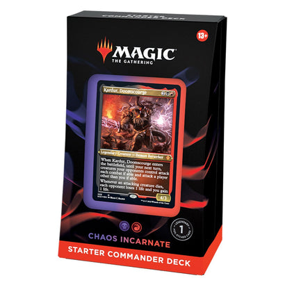 Magic: The Gathering - Starter Commander Deck - Chaos Incarnate - Awesome Deals Deluxe