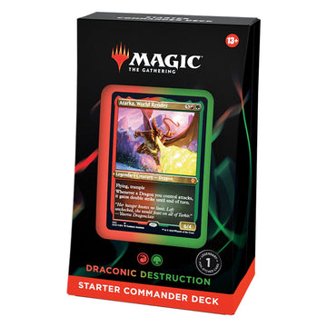 Magic: The Gathering - Starter Commander Deck - Draconic Destruction - Awesome Deals Deluxe