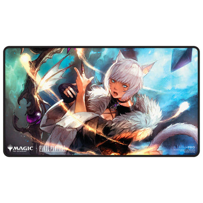 Magic The Gathering: Universes Beyond - Final Fantasy: [Premium Z] Black Stitched Playmat - Awesome Deals Deluxe