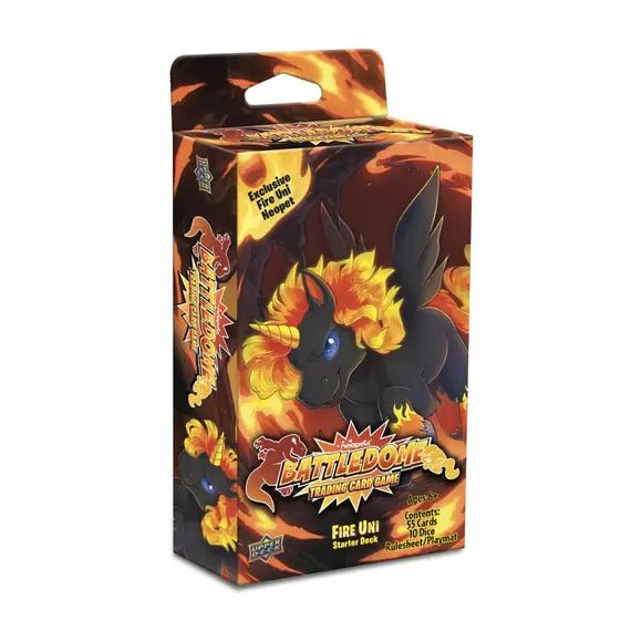 Neopets Battledome TCG: Fire Uni & Starry Acara Starter Box - Awesome Deals Deluxe