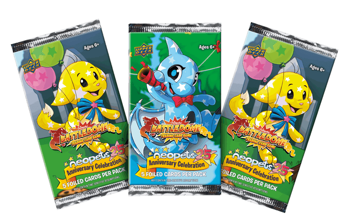 Neopets Battledome TCG - Neopets 25th Anniversary Celebration Booster Pack - Awesome Deals Deluxe