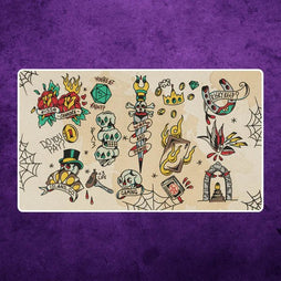 Nerd Gear: Mr. Dom Tattoo Custom MTG Playmat - Awesome Deals Deluxe