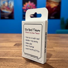 Nerd Gear: NerdTokens - Extra Thick Dry Erase Tokens for MTG - 12 Pack - Awesome Deals Deluxe