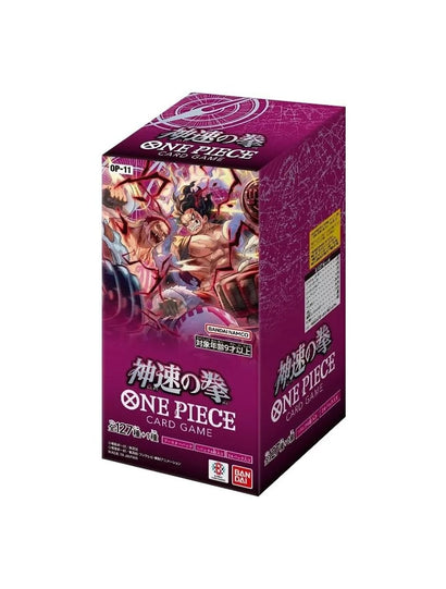 One Piece Card Game: A Fist of Divine Speed (OP11) - Japanese Booster Box - Awesome Deals Deluxe