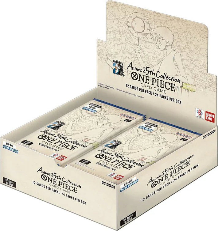 One Piece Card Game: Anime 25th Collection Extra Booster Box (EB - 02) - ENGLISH - Awesome Deals Deluxe