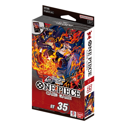 One Piece - Red/Black Sabo Starter Deck [ST35] - Awesome Deals Deluxe