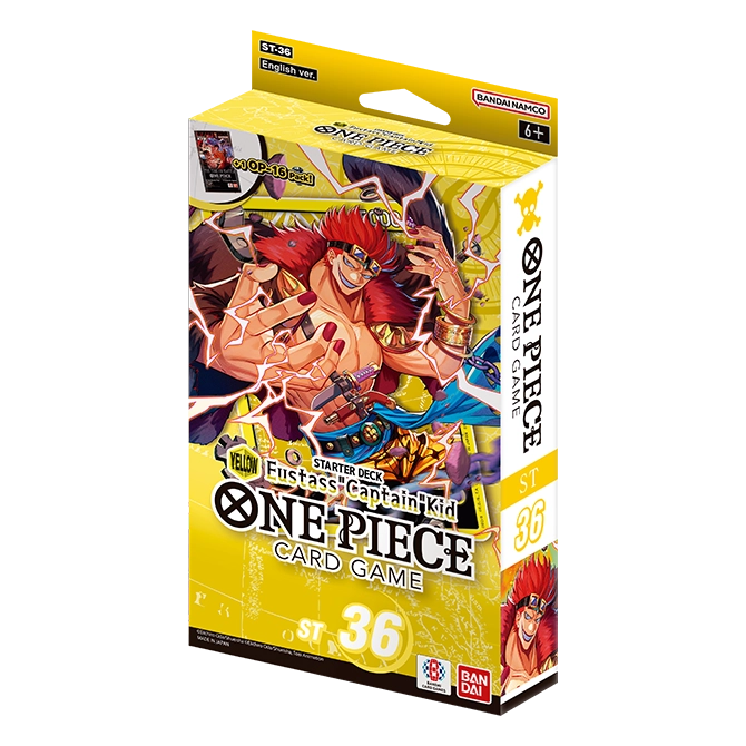 One Piece - Yellow Eustass "Captain" Kid Starter Deck [ST36] - Awesome Deals Deluxe