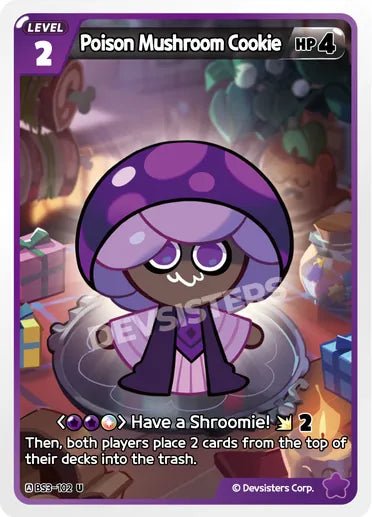 Poison Mushroom Cookie - Awesome Deals Deluxe
