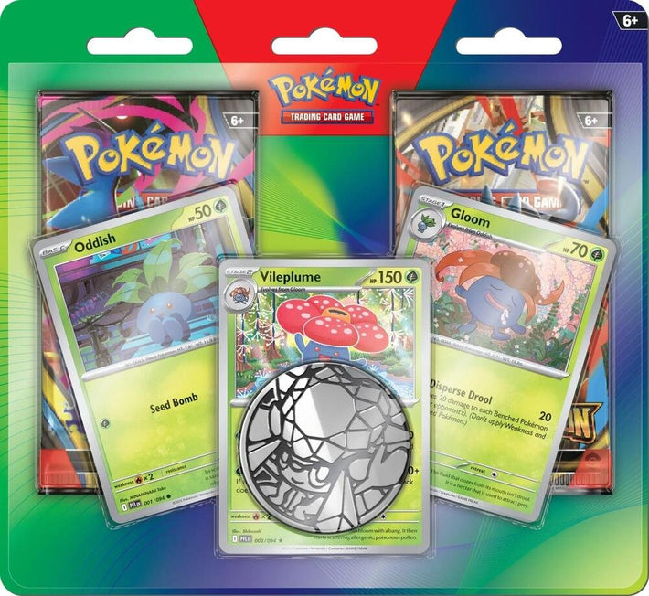 Pokemon 2 - Pack Blister Pack [Oddish, Gloom, & Vileplume] - Awesome Deals Deluxe