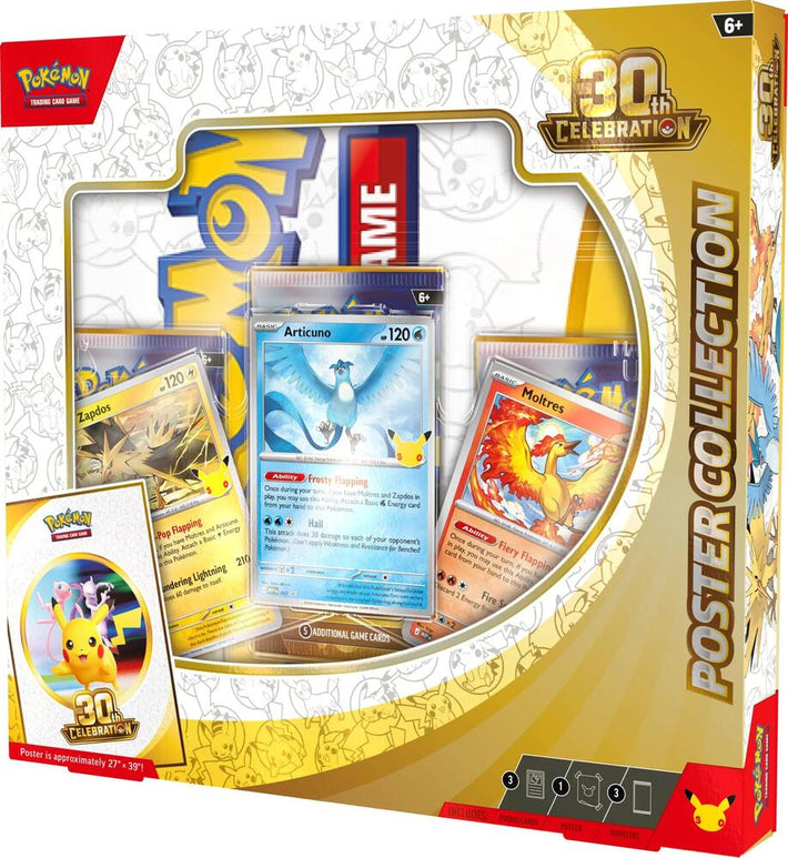 Pokemon 30th Celebration Poster Collection - ME: 30th Celebration (30C) - Awesome Deals Deluxe