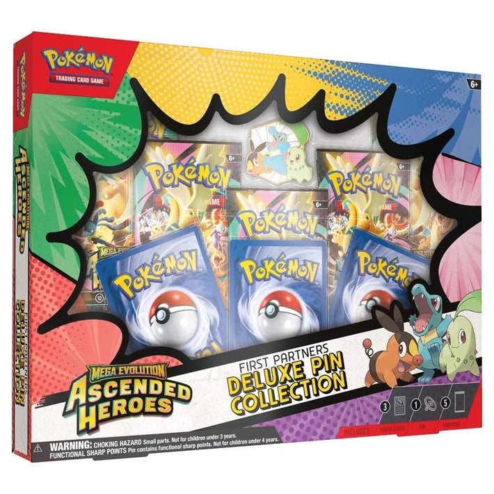 Pokemon Ascended Heroes First Partners Deluxe Pin Collection - Awesome Deals Deluxe