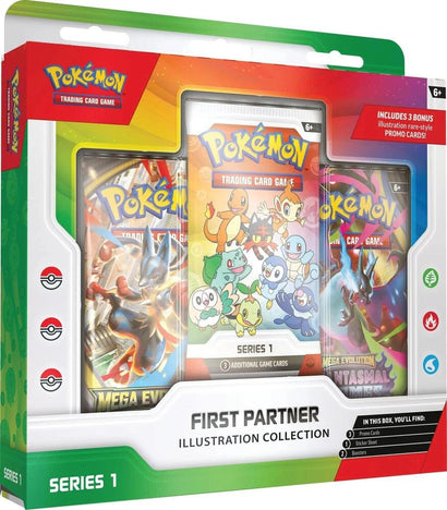 Pokemon First Partner Illustration Collection (Series 1) - First Partner Collection 2026 - Awesome Deals Deluxe