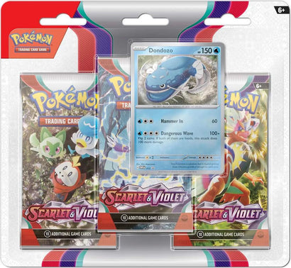 Pokemon Scarlet and Violet 3 Pack Blister - Awesome Deals Deluxe