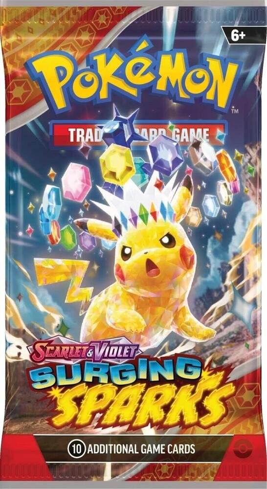 Pokemon Surging Sparks Booster Pack - SV08 - Awesome Deals Deluxe