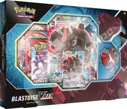Pokemon TCG: Blastoise VMAX Battle Box - Awesome Deals Deluxe