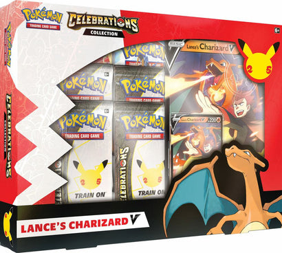 Pokemon TCG: Celebrations Collection - Lance's Charizard V - Awesome Deals Deluxe