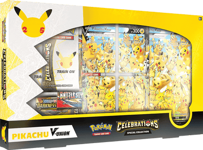 Pokemon TCG: Celebrations Collection Pikachu V - UNION - Awesome Deals Deluxe