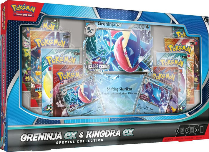 Pokemon TCG: Greninja ex & Kingdra ex Special Collection - Awesome Deals Deluxe