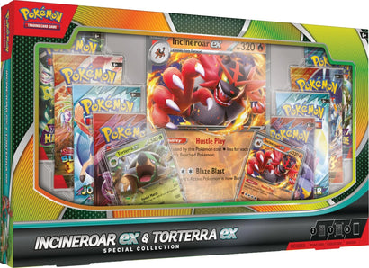 Pokemon TCG: Incineroar ex and Torterra ex Special Collection - Awesome Deals Deluxe