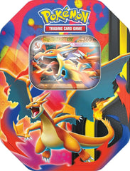 Pokemon TCG: Mega Charizard Tin - Mega Charizard X ex / Mega Charizard Y ex - Awesome Deals Deluxe