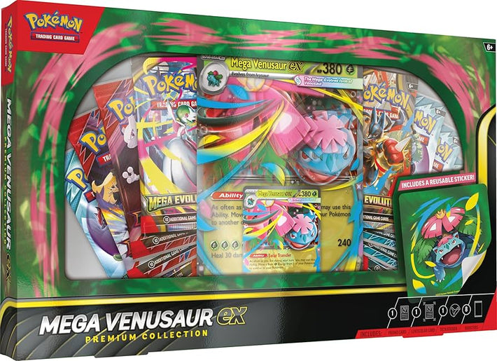 Pokemon TCG: Mega Venusaur ex Premium Collection Box - Awesome Deals Deluxe