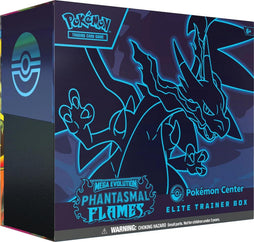 Pokemon TCG: Pokemon Center Mega Evolution Phantasmal Flames Elite Trainer Box - Awesome Deals Deluxe