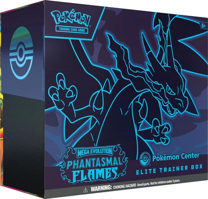Pokemon TCG: Pokemon Center Mega Evolution Phantasmal Flames Elite Trainer Box - Awesome Deals Deluxe