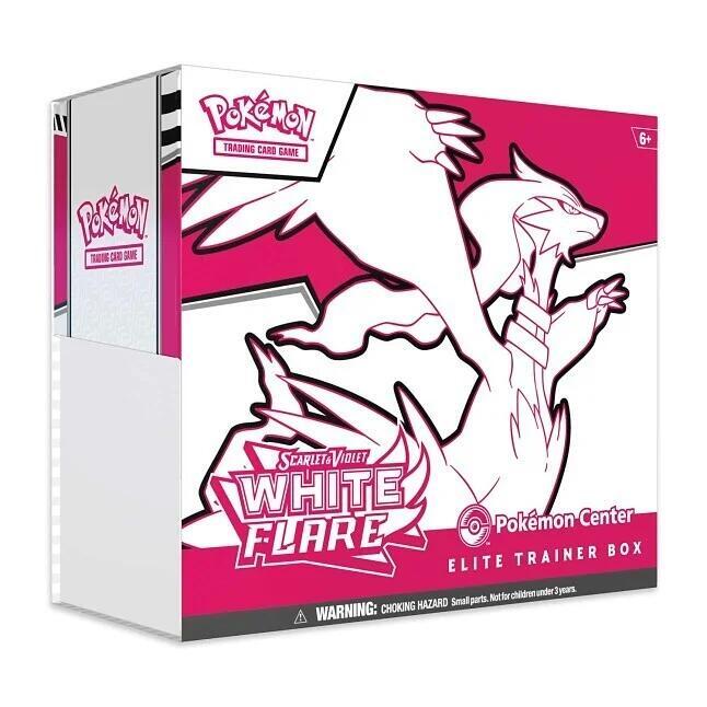 Pokemon TCG: Pokemon Center Scarlet & Violet White Flare Elite Trainer Box - Awesome Deals Deluxe