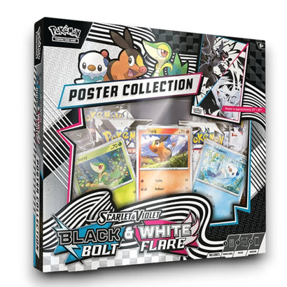 Pokemon TCG: Scarlet & Violet - Black Bolt & White Flare Poster Collection - Awesome Deals Deluxe