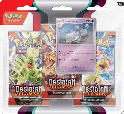 Pokemon TCG: Scarlet & Violet - Obsidian Flames 3 Pack Blister - Awesome Deals Deluxe