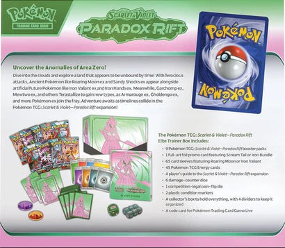 Pokemon TCG: Scarlet & Violet - Paradox Rift Elite Trainer Box - Iron Valiant - Awesome Deals Deluxe