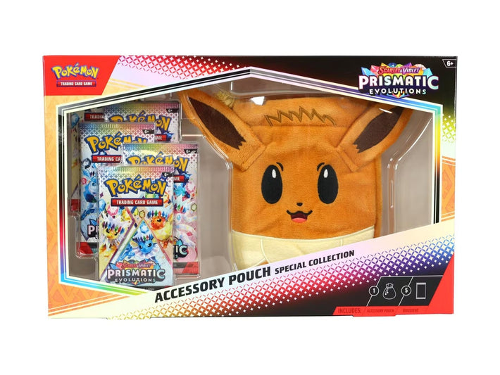 Pokemon TCG: Scarlet & Violet - Prismatic Evolutions Accessory Pouch Special Collection - Awesome Deals Deluxe