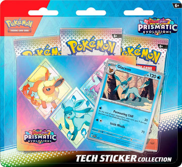 Pokemon TCG: Scarlet & Violet - Prismatic Evolutions Tech Sticker Collection - Awesome Deals Deluxe