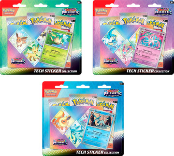 Pokemon TCG: Scarlet & Violet - Prismatic Evolutions Tech Sticker Collection - Awesome Deals Deluxe