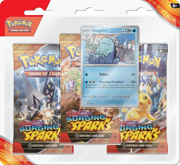 Pokemon TCG: Scarlet & Violet - Surging Sparks 3 Pack Blister - Awesome Deals Deluxe