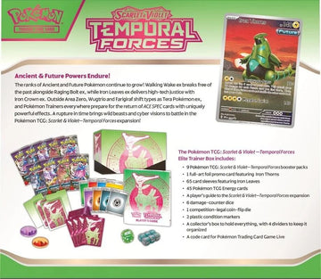 Pokemon TCG: Scarlet & Violet - Temporal Forces Elite Trainer Box - Awesome Deals Deluxe