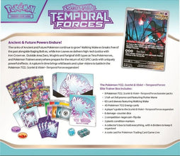 Pokemon TCG: Scarlet & Violet – Temporal Forces Elite Trainer Box - Walking Wake ex - Awesome Deals Deluxe