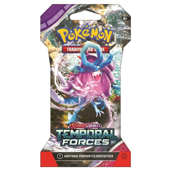 Pokemon TCG: Scarlet & Violet – Temporal Forces Sleeved Booster Pack SV5 - Awesome Deals Deluxe